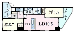 ラルウェンディ縮景園前ウエストの物件間取画像